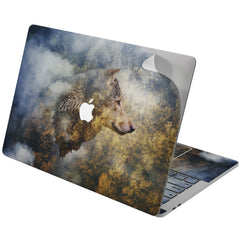 Lex Altern Vinyl MacBook Skin Forest Wolf