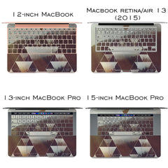 Lex Altern Vinyl MacBook Skin geometric Forest