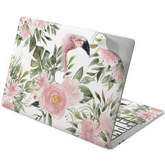 Lex Altern Vinyl MacBook Skin Floral Flamingo