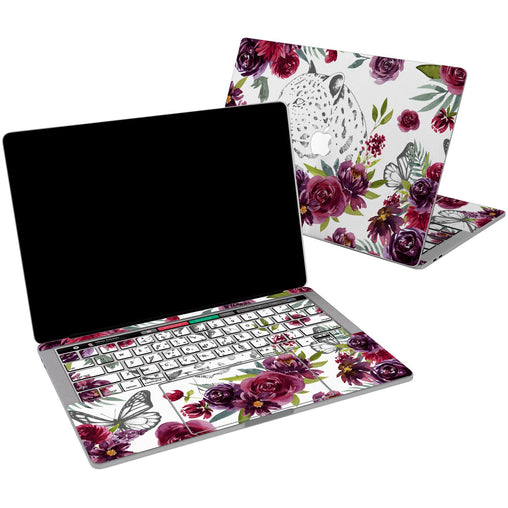 Lex Altern Vinyl MacBook Skin Leopard Roses for your Laptop Apple Macbook.