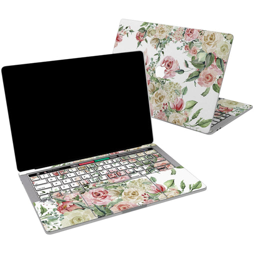 Lex Altern Vinyl MacBook Skin Pastel Roses for your Laptop Apple Macbook.
