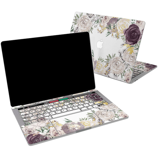 Lex Altern Vinyl MacBook Skin Light Roses for your Laptop Apple Macbook.