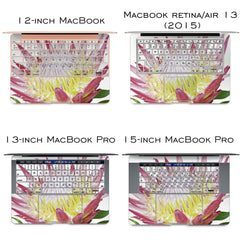Lex Altern Vinyl MacBook Skin King Protea Flower