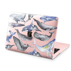 Lex Altern Hard Plastic MacBook Case Whale Watercolor Art