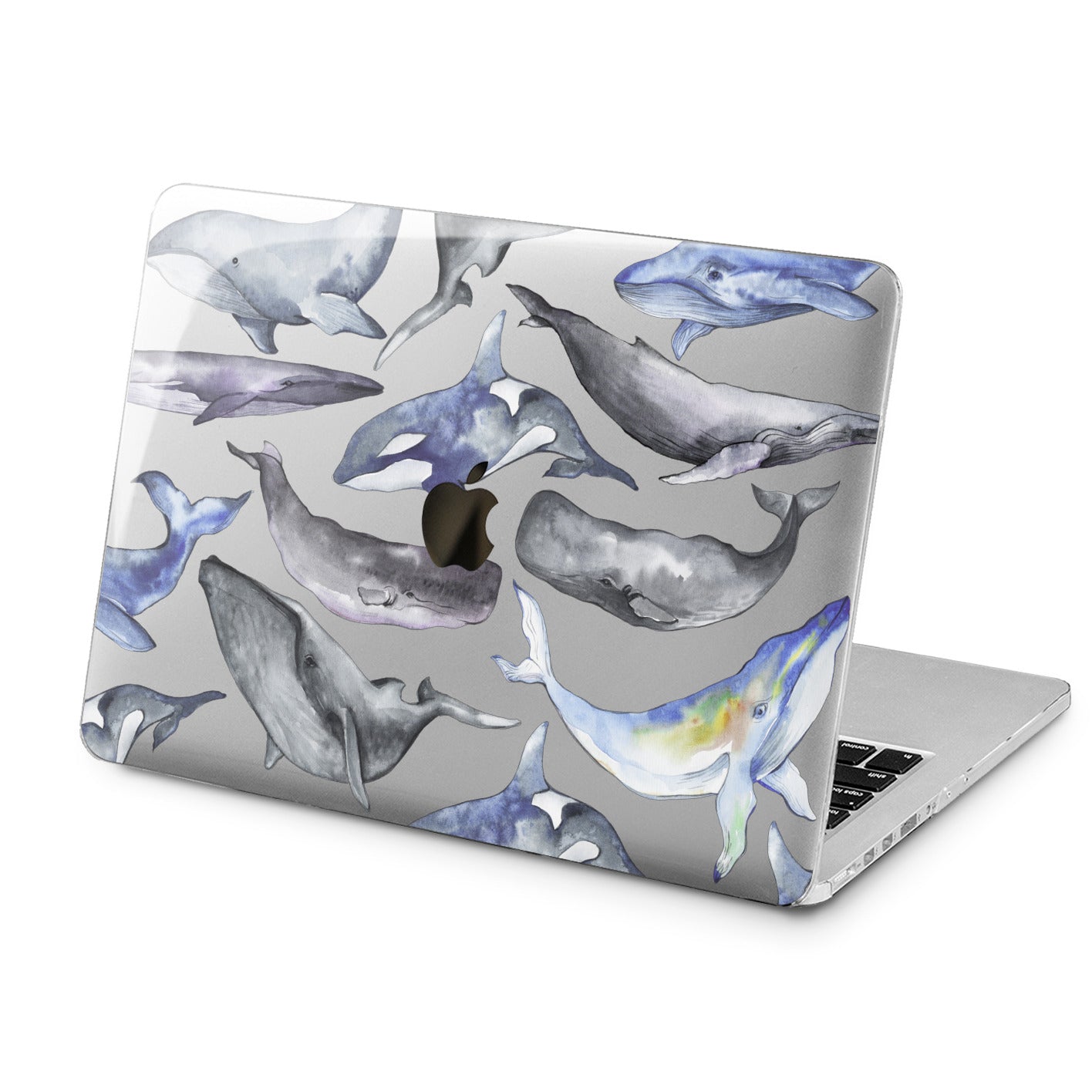 Lex Altern Whale Watercolor Art Case for your Laptop Apple Macbook.