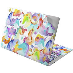 Lex Altern Vinyl MacBook Skin Colorful Unicorns
