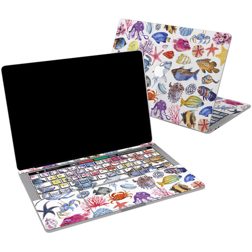 Lex Altern Vinyl MacBook Skin Fish Pattern for your Laptop Apple Macbook.