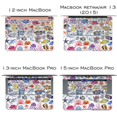 Lex Altern Vinyl MacBook Skin Fish Pattern