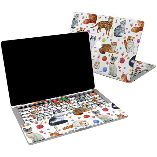Lex Altern Vinyl MacBook Skin Cat Pattern for your Laptop Apple Macbook.