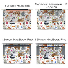Lex Altern Vinyl MacBook Skin Cat Pattern