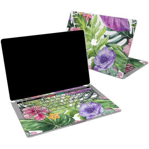 Lex Altern Vinyl MacBook Skin Exotic Flowers for your Laptop Apple Macbook.