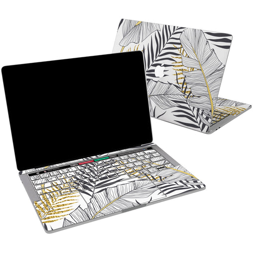 Lex Altern Vinyl MacBook Skin Golden Leaves for your Laptop Apple Macbook.