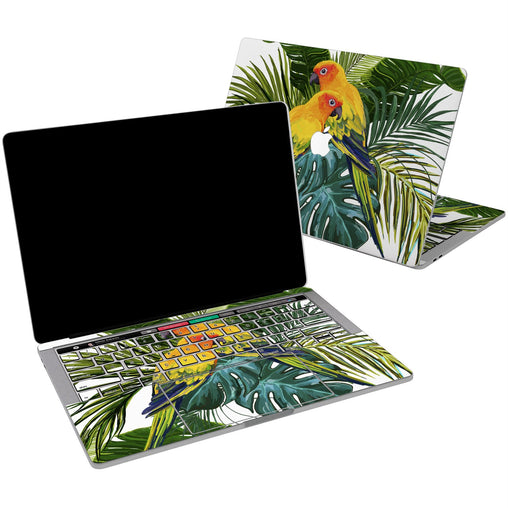 Lex Altern Vinyl MacBook Skin Tropical Parrots  for your Laptop Apple Macbook.