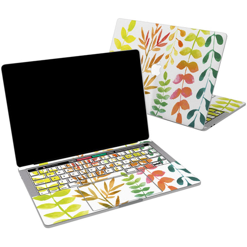 Lex Altern Vinyl MacBook Skin Colorful Leaves  for your Laptop Apple Macbook.