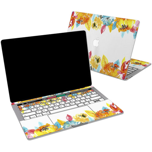 Lex Altern Vinyl MacBook Skin Autumn Flowers for your Laptop Apple Macbook.