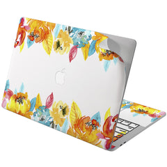 Lex Altern Vinyl MacBook Skin Autumn Flowers
