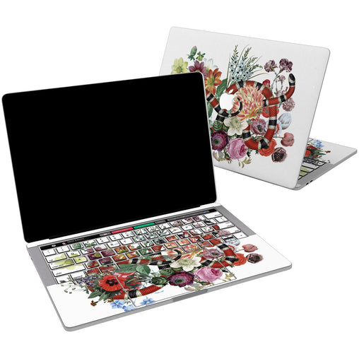Lex Altern Vinyl MacBook Skin Red Snake Theme for your Laptop Apple Macbook.