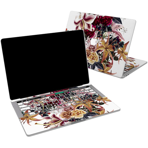 Lex Altern Vinyl MacBook Skin Amazing Lilies for your Laptop Apple Macbook.