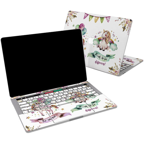 Lex Altern Vinyl MacBook Skin Cute Unicorn for your Laptop Apple Macbook.
