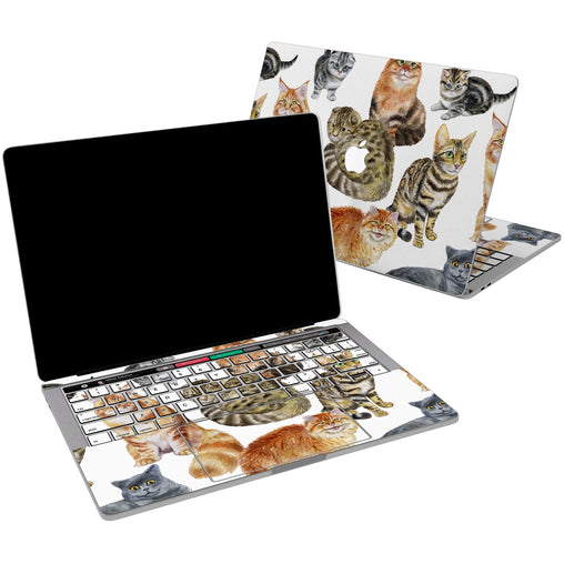 Lex Altern Vinyl MacBook Skin Cat's Theme for your Laptop Apple Macbook.
