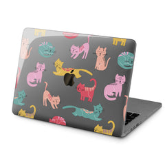 Lex Altern Hard Plastic MacBook Case Colored Cat's