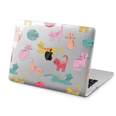 Lex Altern Colored Cat's Case for your Laptop Apple Macbook.