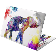 Lex Altern Vinyl MacBook Skin Colorful Elephant