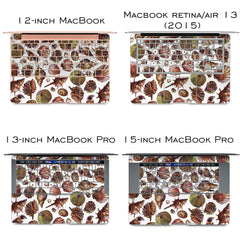 Lex Altern Vinyl MacBook Skin Beautiful Seashells