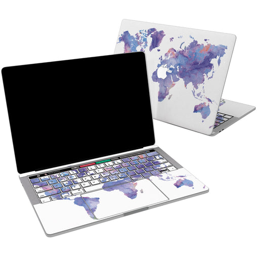 Lex Altern Vinyl MacBook Skin Continental Map for your Laptop Apple Macbook.