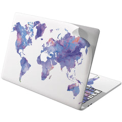 Lex Altern Vinyl MacBook Skin Continental Map