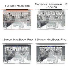 Lex Altern Vinyl MacBook Skin Grey Skyscrapers