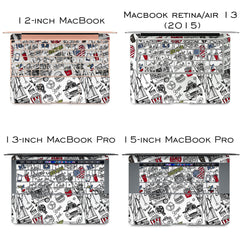 Lex Altern Vinyl MacBook Skin American Street Sketch