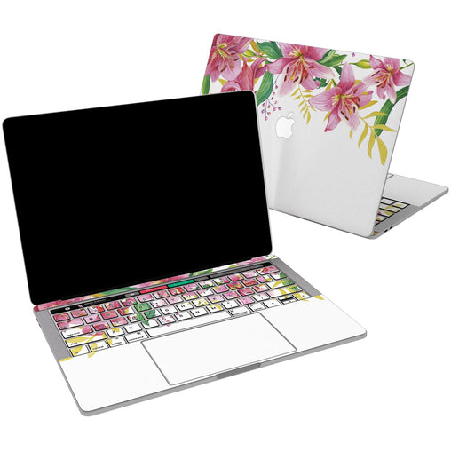 Lex Altern Vinyl MacBook Skin Lily Flowers for your Laptop Apple Macbook.