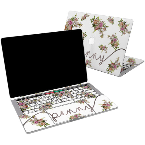 Lex Altern Vinyl MacBook Skin Rose Bouquets for your Laptop Apple Macbook.