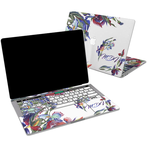 Lex Altern Vinyl MacBook Skin Iris Flowers for your Laptop Apple Macbook.