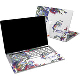 Lex Altern Vinyl MacBook Skin Iris Flowers