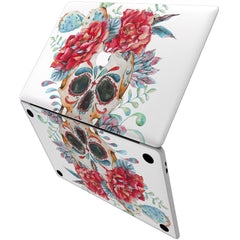 Lex Altern Vinyl MacBook Skin Colorful Floral Skull