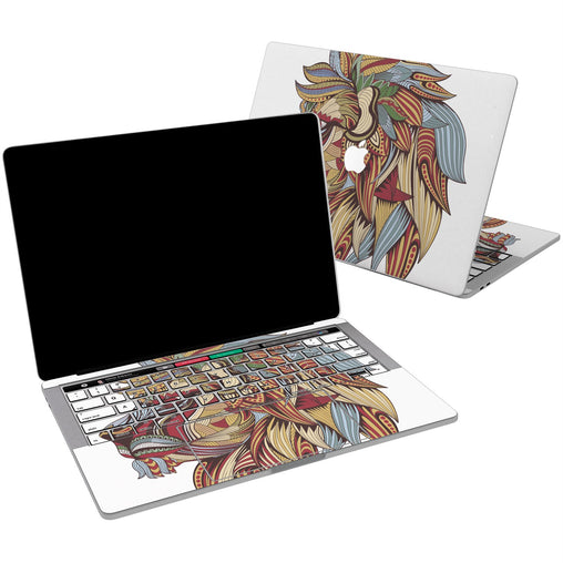 Lex Altern Vinyl MacBook Skin Creative Lion for your Laptop Apple Macbook.