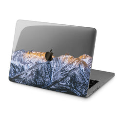 Lex Altern Hard Plastic MacBook Case Snowy Mountains Art