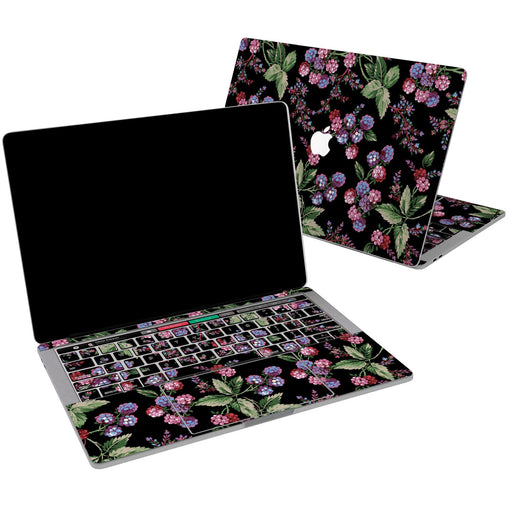 Lex Altern Vinyl MacBook Skin Sweet Blackberries for your Laptop Apple Macbook.