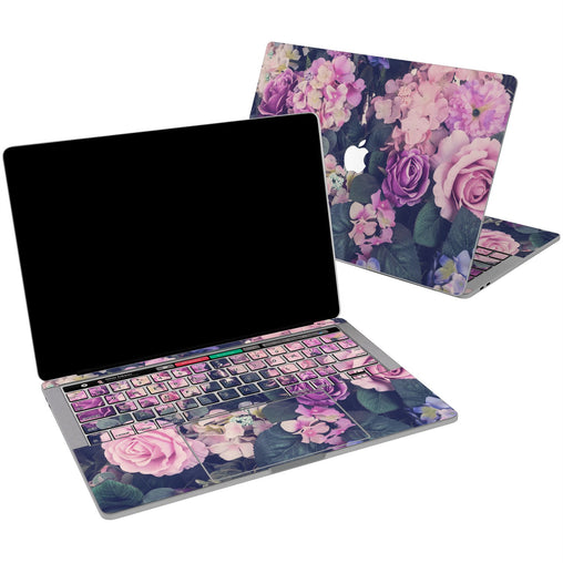 Lex Altern Vinyl MacBook Skin Cute Pink Roses for your Laptop Apple Macbook.