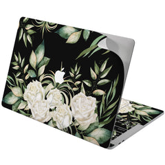 Lex Altern Vinyl MacBook Skin Beautiful White Roses