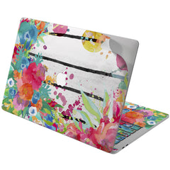 Lex Altern Vinyl MacBook Skin Watercolor Floral Art