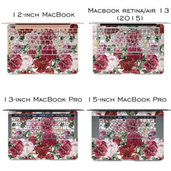 Lex Altern Vinyl MacBook Skin Rose Blossom