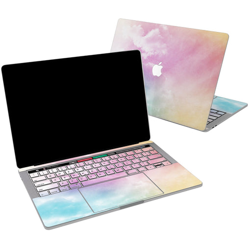 Lex Altern Vinyl MacBook Skin Rainbow Clouds for your Laptop Apple Macbook.