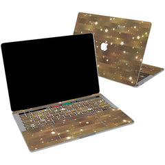 Lex Altern Vinyl MacBook Skin White Stars for your Laptop Apple Macbook.