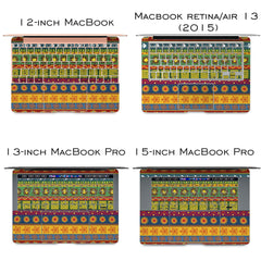 Lex Altern Vinyl MacBook Skin Cute Colorful Pattern