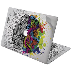 Lex Altern Vinyl MacBook Skin Creative Brain
