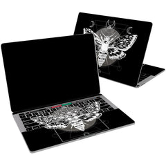 Lex Altern Vinyl MacBook Skin Death Head Moth for your Laptop Apple Macbook.