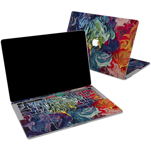 Lex Altern Vinyl MacBook Skin Bright Gouache Paint for your Laptop Apple Macbook.